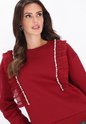 faina Sweatshirt in Rood