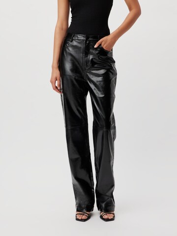 Loosefit Pantalon 'Katalin Tall' LeGer by Lena Gercke en noir : devant