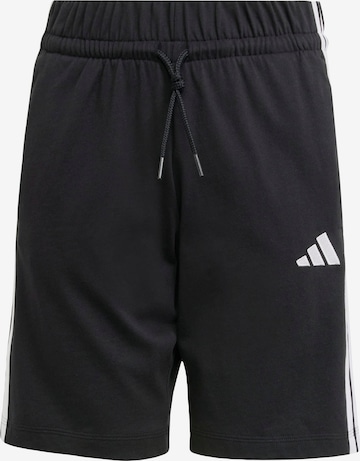 ADIDAS SPORTSWEAR Regular Workout Pants in Black: front