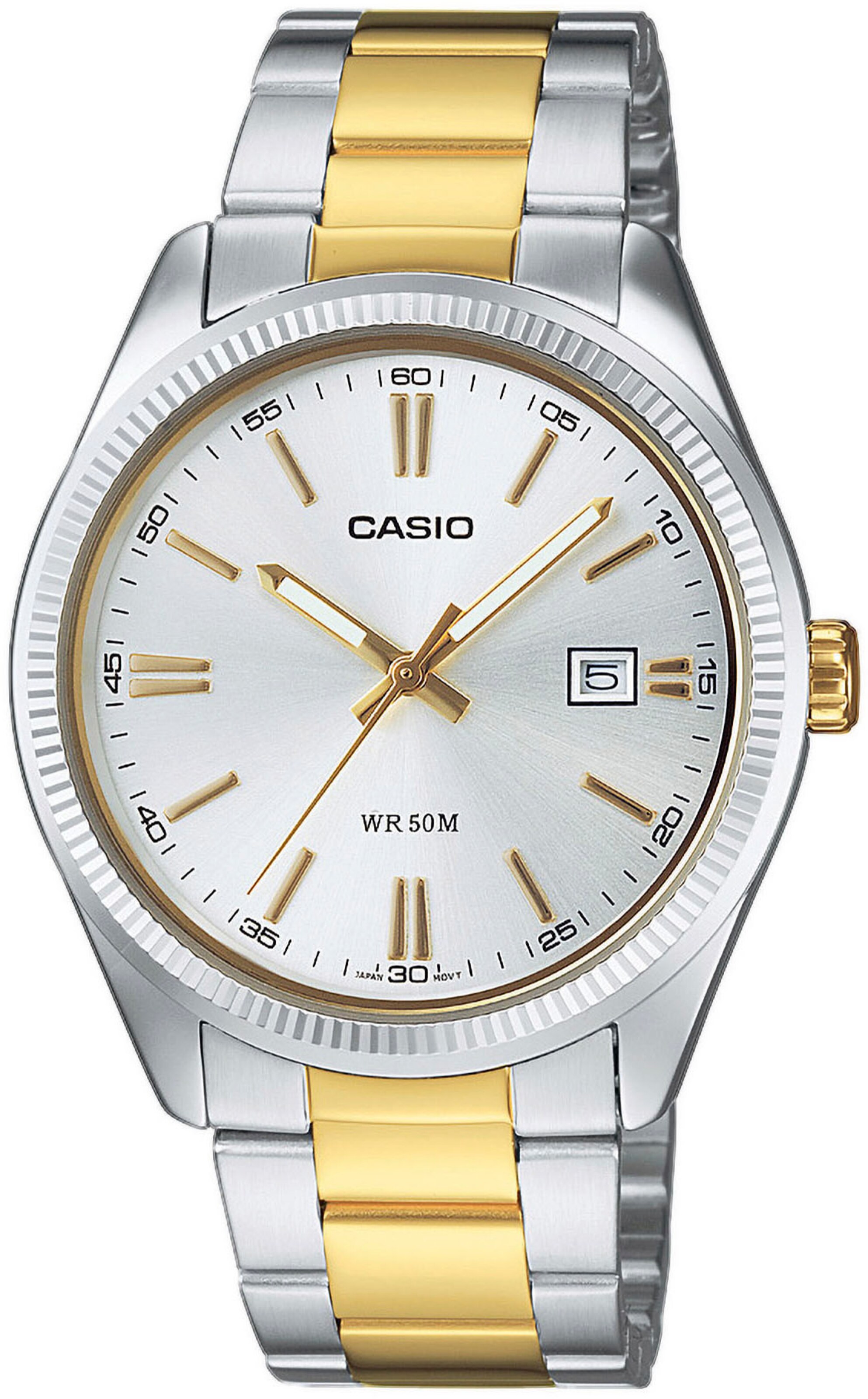 CASIO Analog Watch in Silver: front