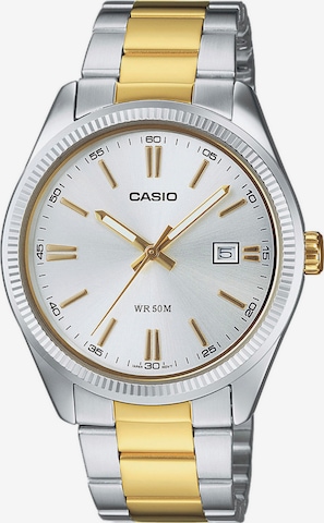 CASIO Analog Watch in Silver: front