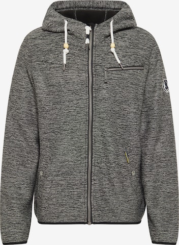 Schmuddelwedda Fleece Jacket in Grey: front