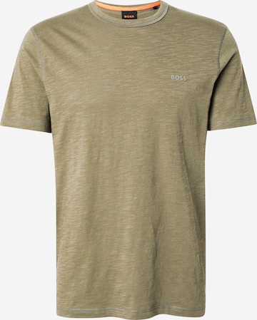 T-Shirt 'Tegood' BOSS en vert : devant