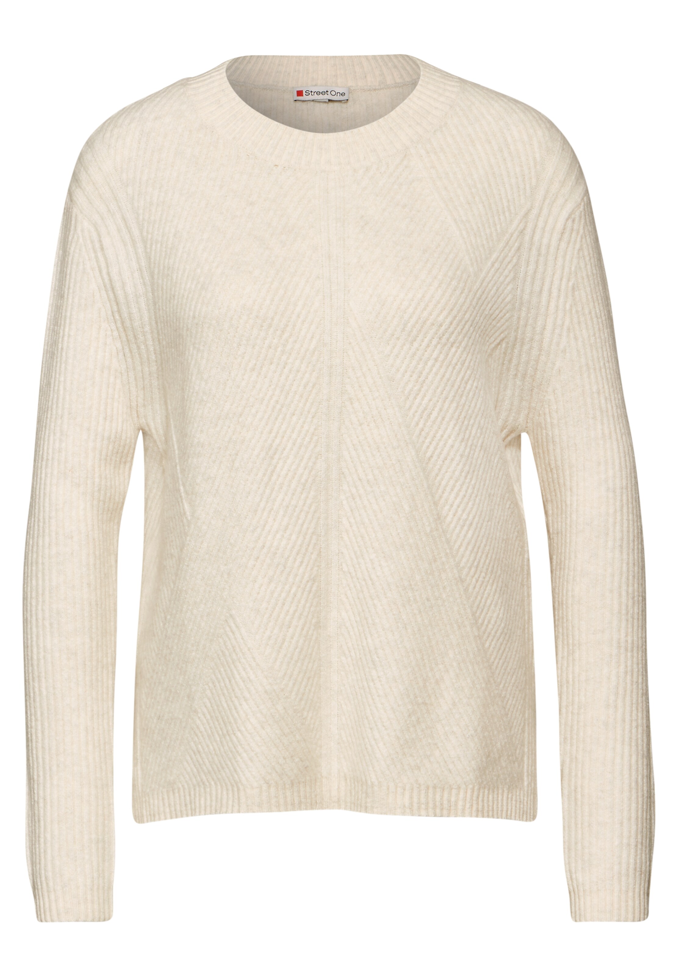 STREET ONE Pullover in Beige: Vorderseite