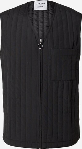 DAN FOX APPAREL Vest 'Fabian' in Black: front