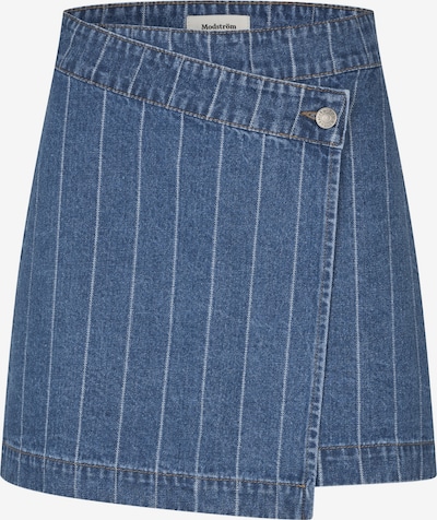 Sijonas iš modström, spalva – tamsiai (džinso) mėlyna / šviesiai mėlyna, Prekių apžvalga