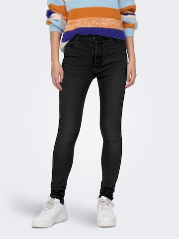 ONLY Skinny Jeans 'Luna' in Zwart