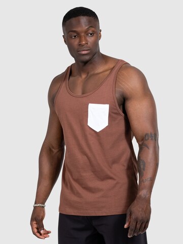 T-Shirt 'Marcelo' Smilodox en marron