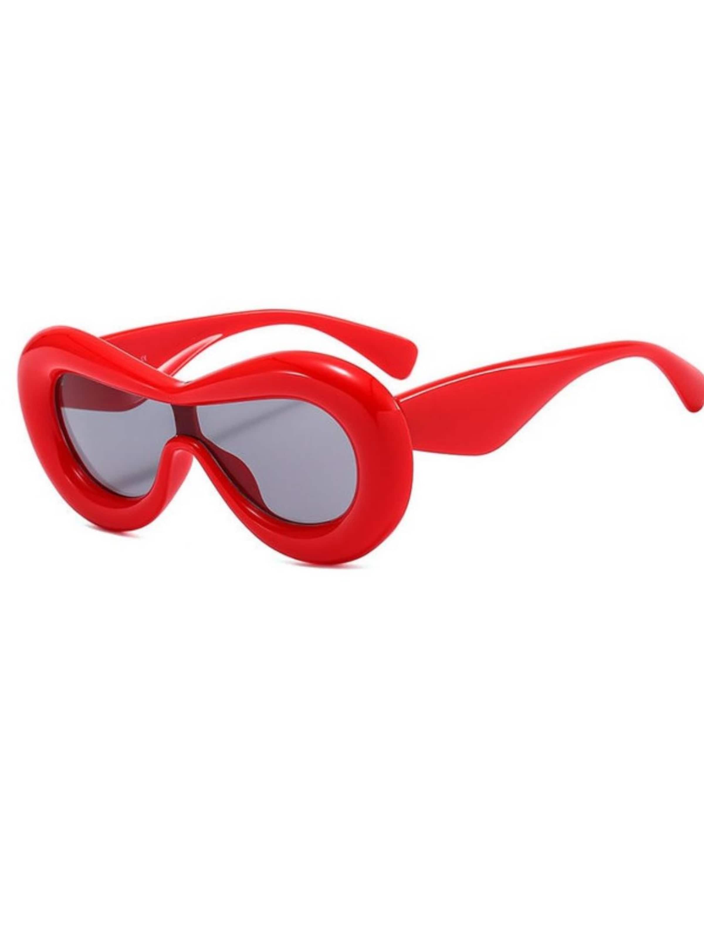 VEYREY Sunglasses 'Sumphreon' in Red: front