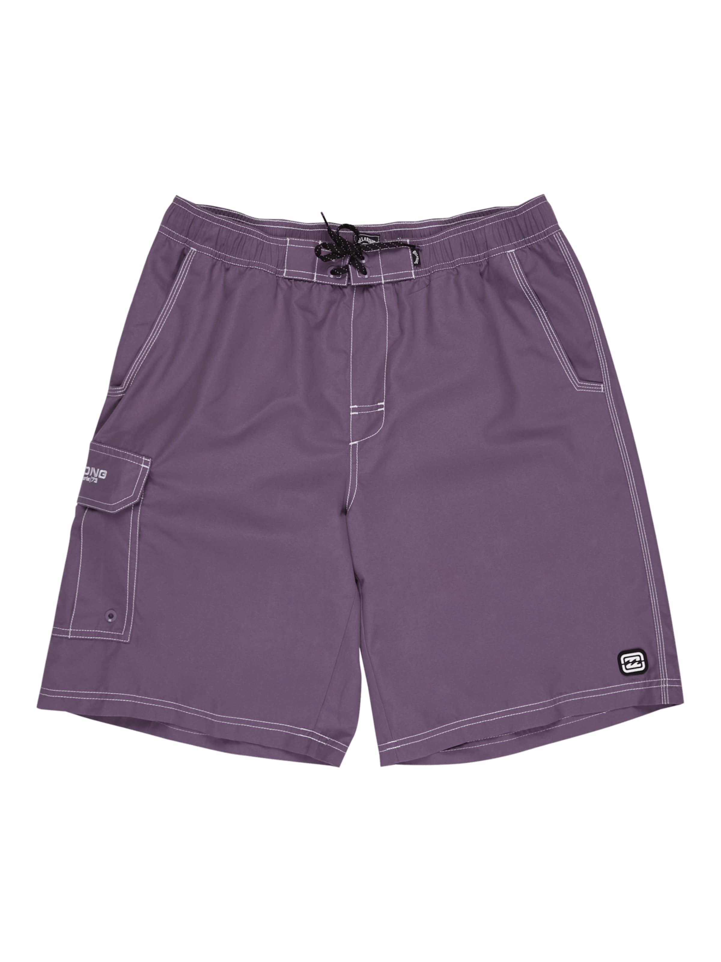 BILLABONG Badeshorts 'Throw On Layback' in Lila: Vorderseite