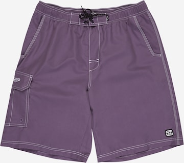 BILLABONG Badeshorts 'Throw On Layback' in Lila: Vorderseite