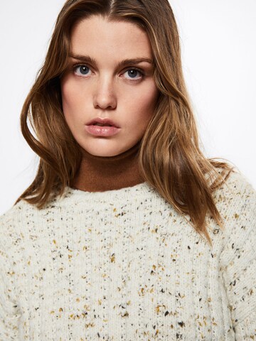 MANGO Sweater 'Piper' in Beige