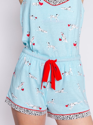 PJ Salvage - Pijama 'Woof' en azul