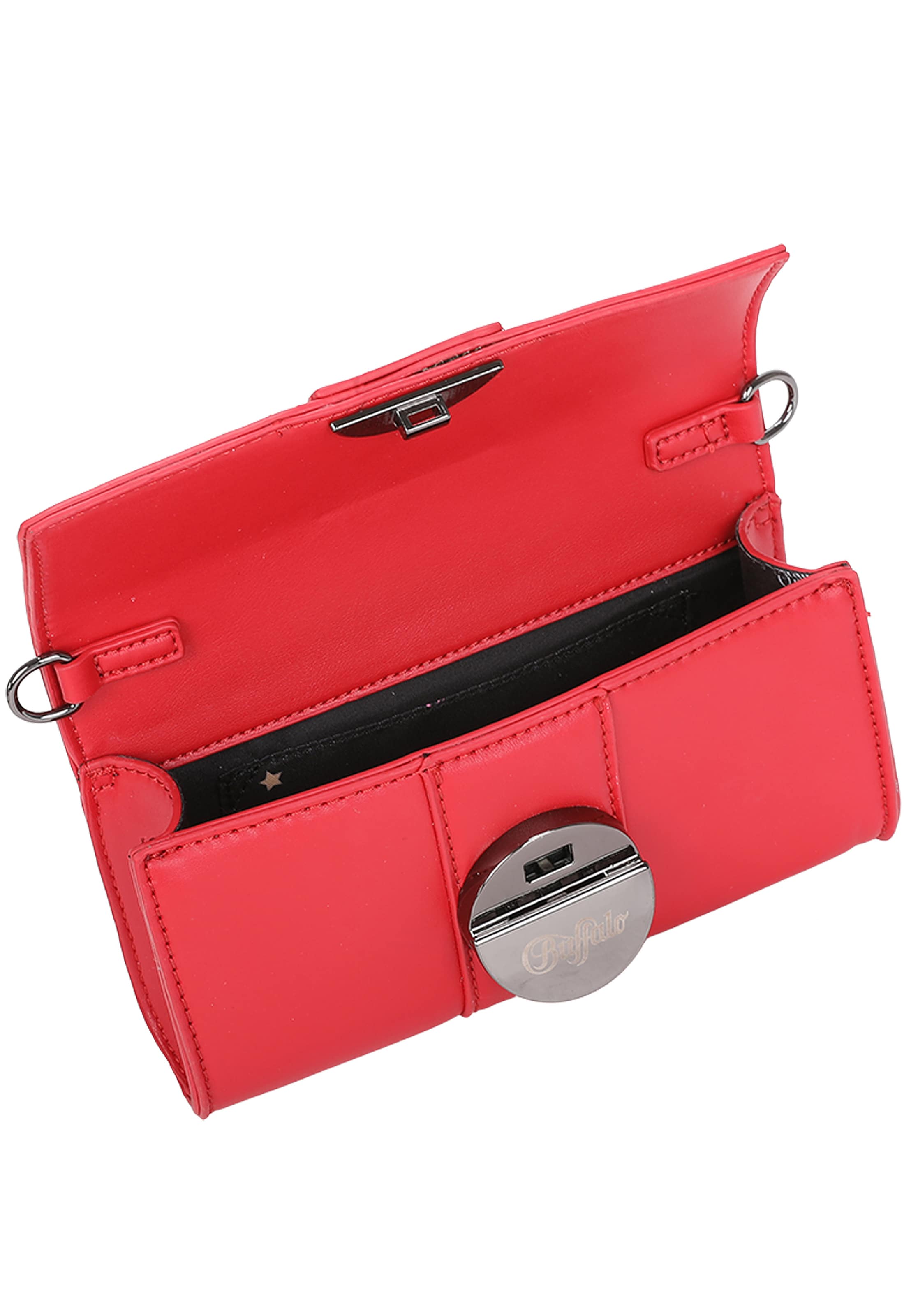 BUFFALO Clutch 'Curve Night' in Red