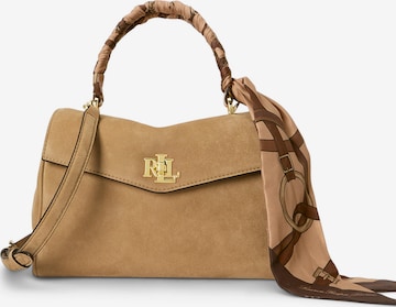 Borsa a mano di Lauren Ralph Lauren in beige: frontale