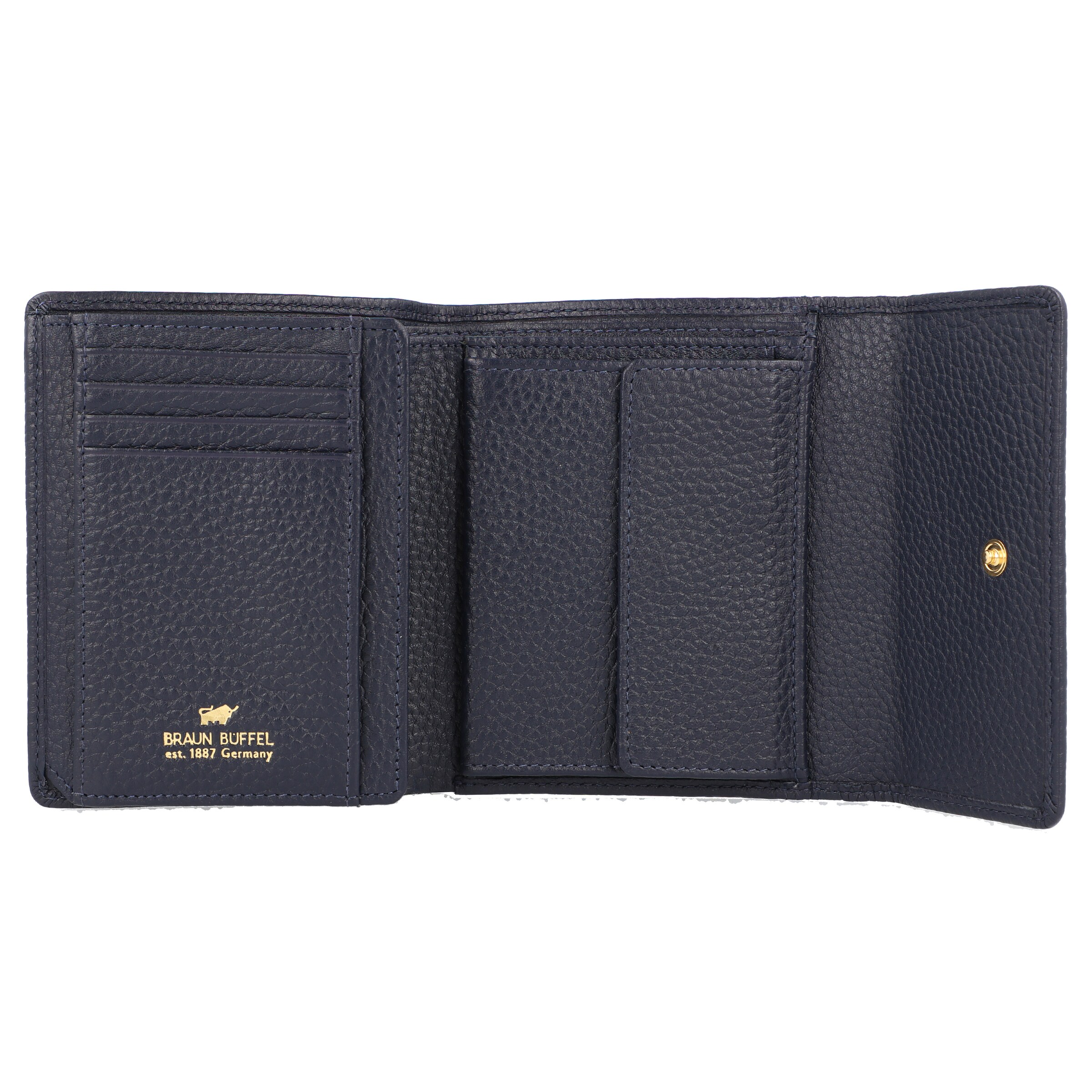 Porte-monnaies 'Asti' Braun Büffel en noir