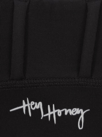 Hey Honey Bustier Sport bh 'Criss' in Zwart