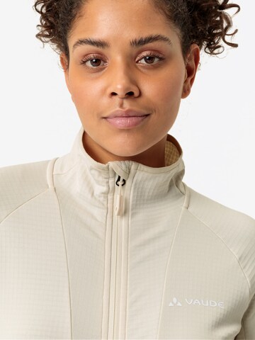 VAUDE Funktionsfleecejacke 'Monviso' in Beige