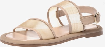 Sandales BALDININI en beige : devant