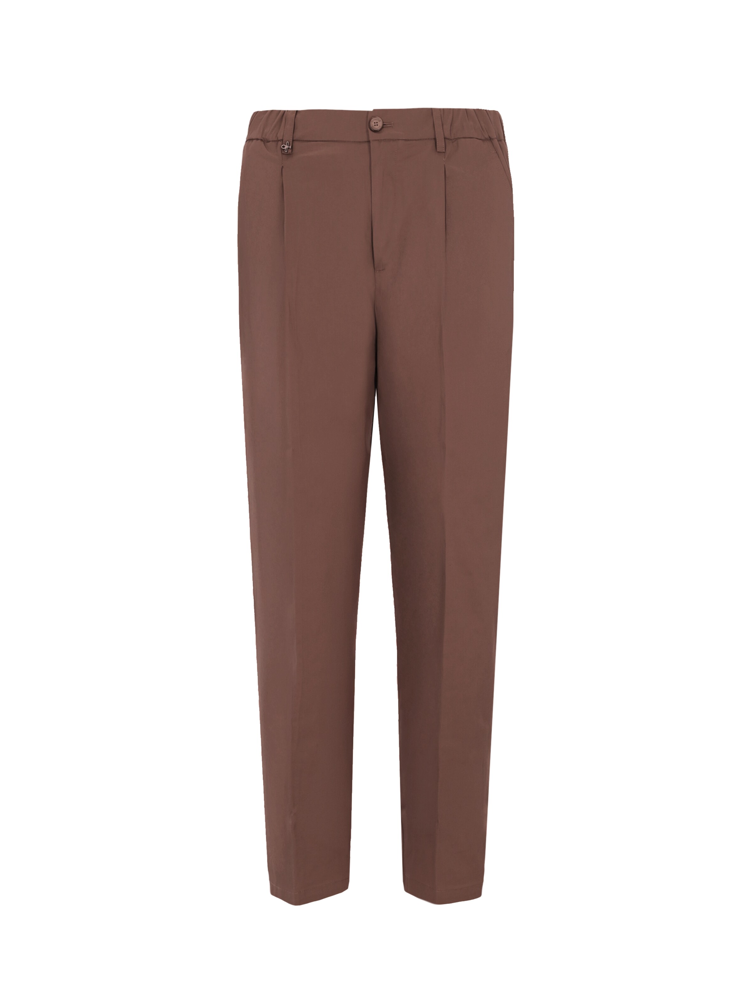 Distretto12 Broek 'T. GRANO' in Bruin: voorkant