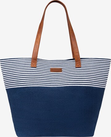 Roeckl Beach Bag ' Paloma' in Blue: front