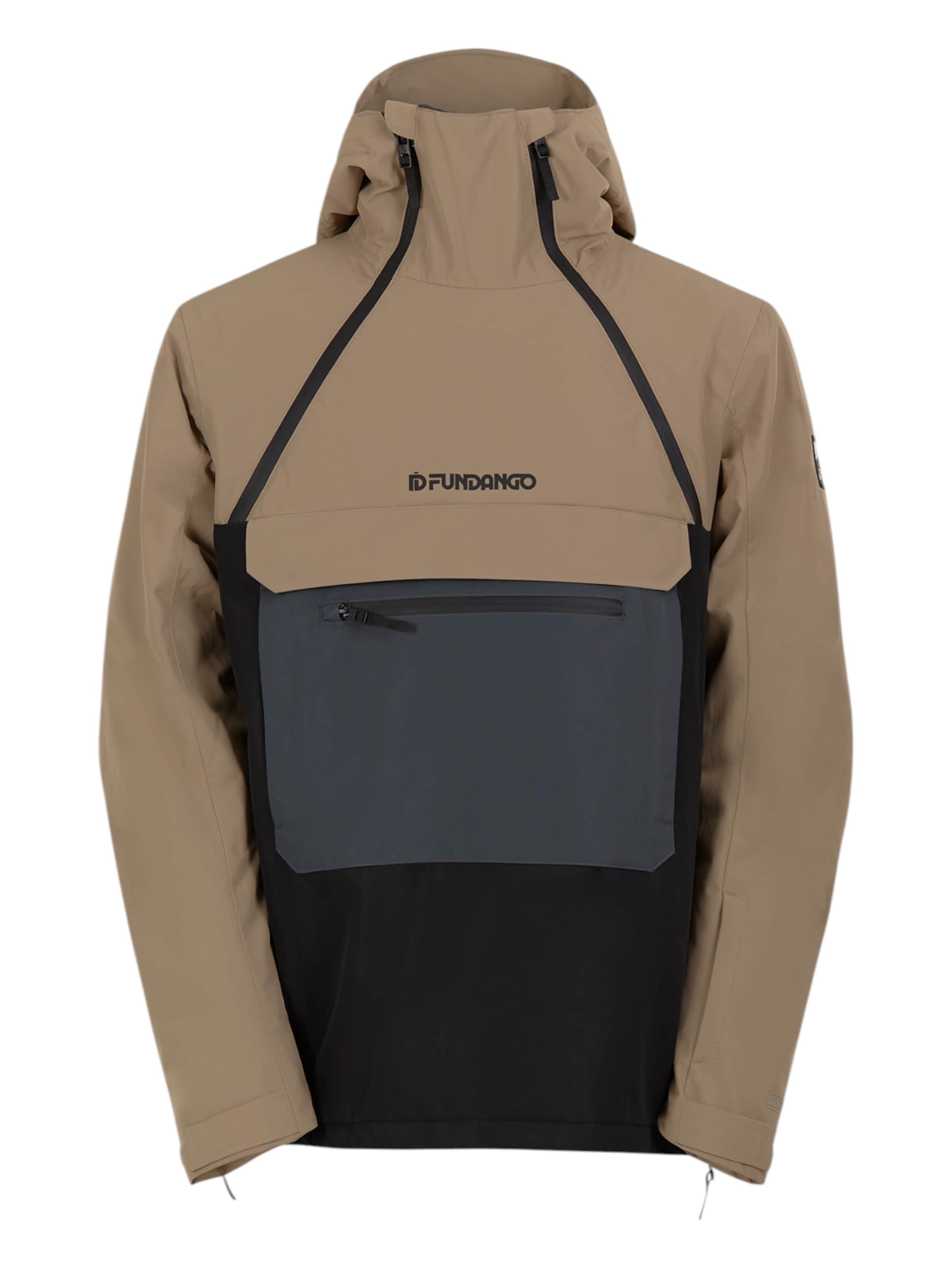 Fundango Outdoor jacket 'Hydra ECO Anorak' in Dark grey, Item view