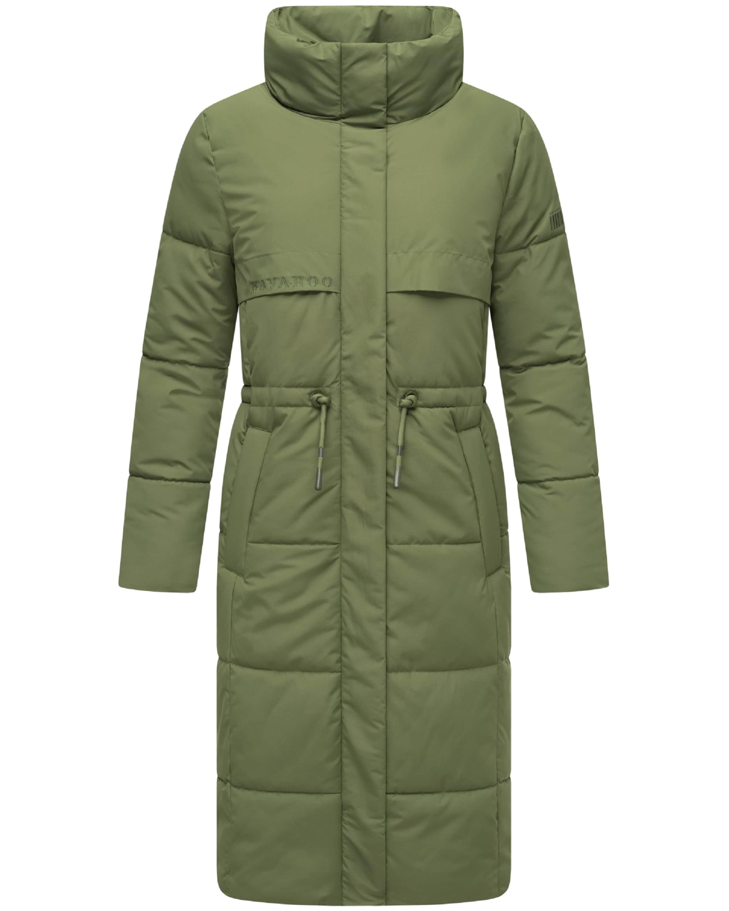 Manteau d’hiver 'Der Wahnsinn 14' NAVAHOO en vert : devant