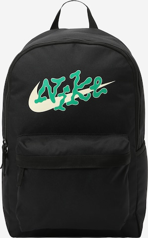 Nike Sportswear Backpack 'Heritage' in Black: front