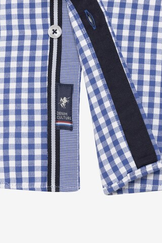 DENIM CULTURE - Ajuste regular Camisa 'TONEY' en azul