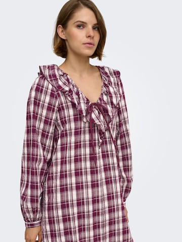 ONLY - Vestido camisero 'ONLNimu' en rojo
