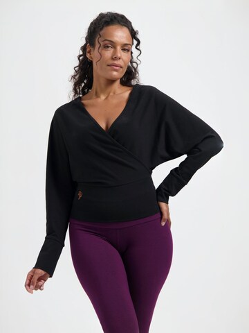 Urban Goddess Yoga & Activewear Sporttop 'Ala' in Schwarz