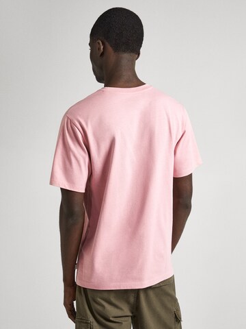 T-Shirt 'CLIFTON' Pepe Jeans en rose