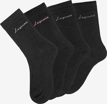 LASCANA Socks in Black: front