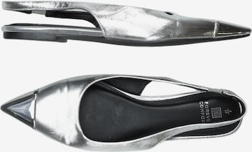 Next Sandalen 37 in Silber: Vorderseite