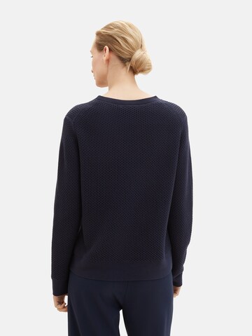 TOM TAILOR Sweater in Blue