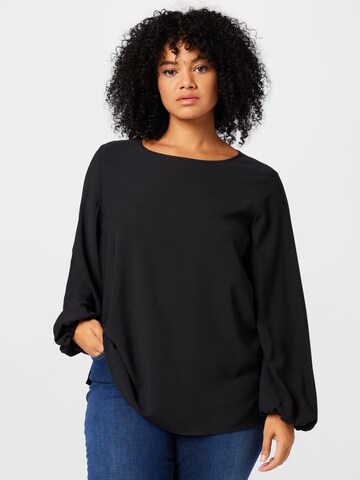 Persona by Marina Rinaldi Blouse 'BARIO' in Zwart: voorkant