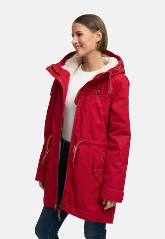 Ragwear Winter Parka 'YM-Canny' in Red