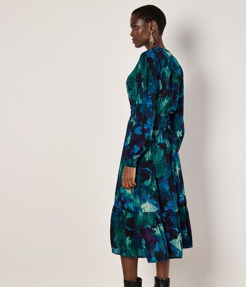 Apricot Abstract Floral Midaxi Dress ' ' in Grün