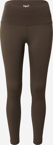 Skinny Pantaloni sportivi di super.natural in marrone: frontale