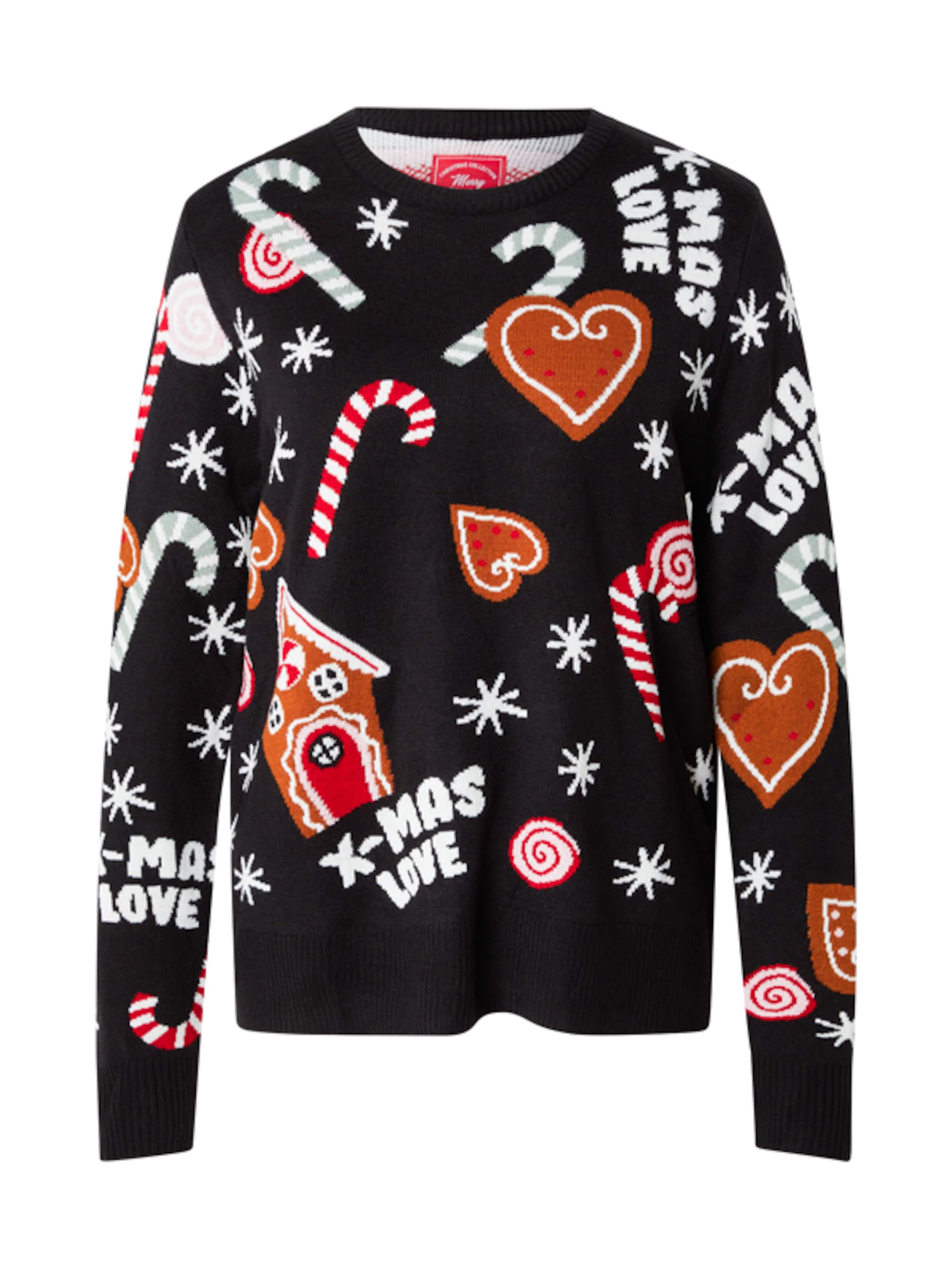 Sublevel Pullover in Schwarz: Vorderseite