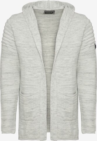 CARISMA Knit Cardigan in Grey: front