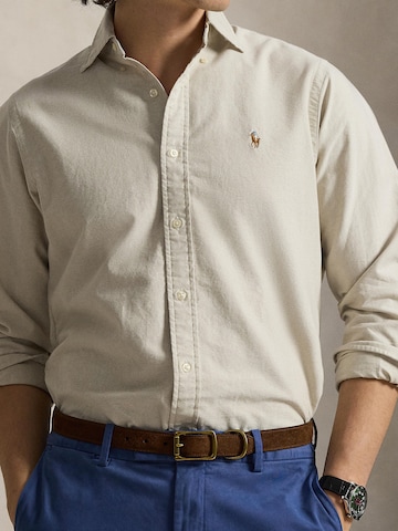 Polo Ralph Lauren Слим Рубашка в Бежевый