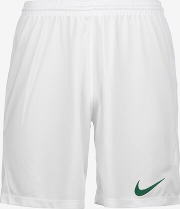 NIKE Regular Workout Pants 'Park III' in White: front