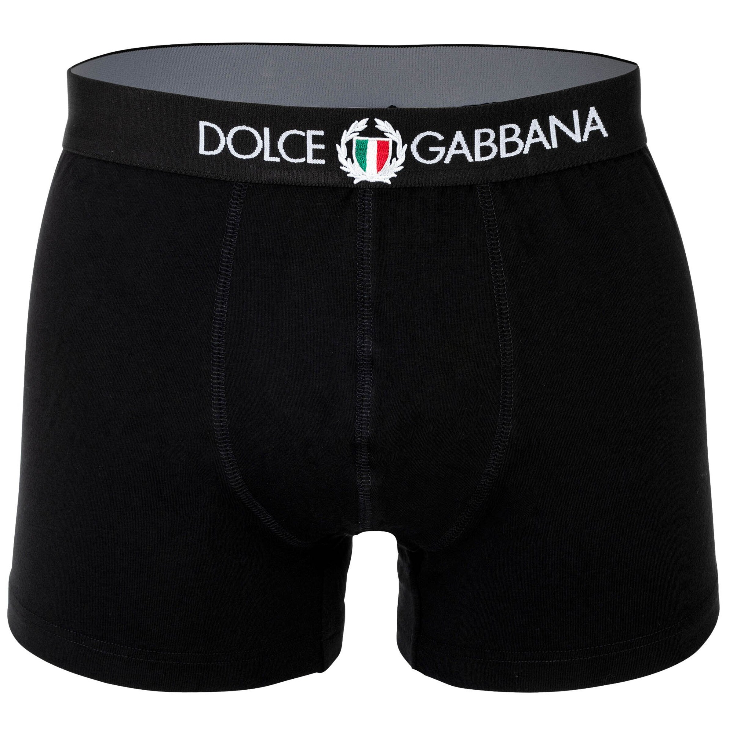 Boxer di DOLCE & GABBANA in nero: frontale