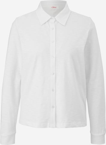 Camicia da donna di s.Oliver in bianco: frontale