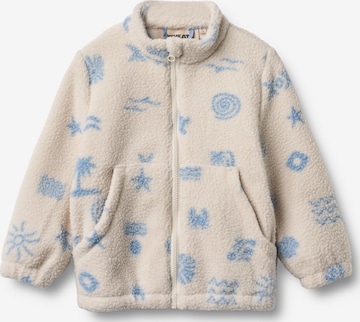 WHEAT Fleece jas in Wit: voorkant