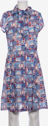 Hell Bunny Dress in M in Blue: front