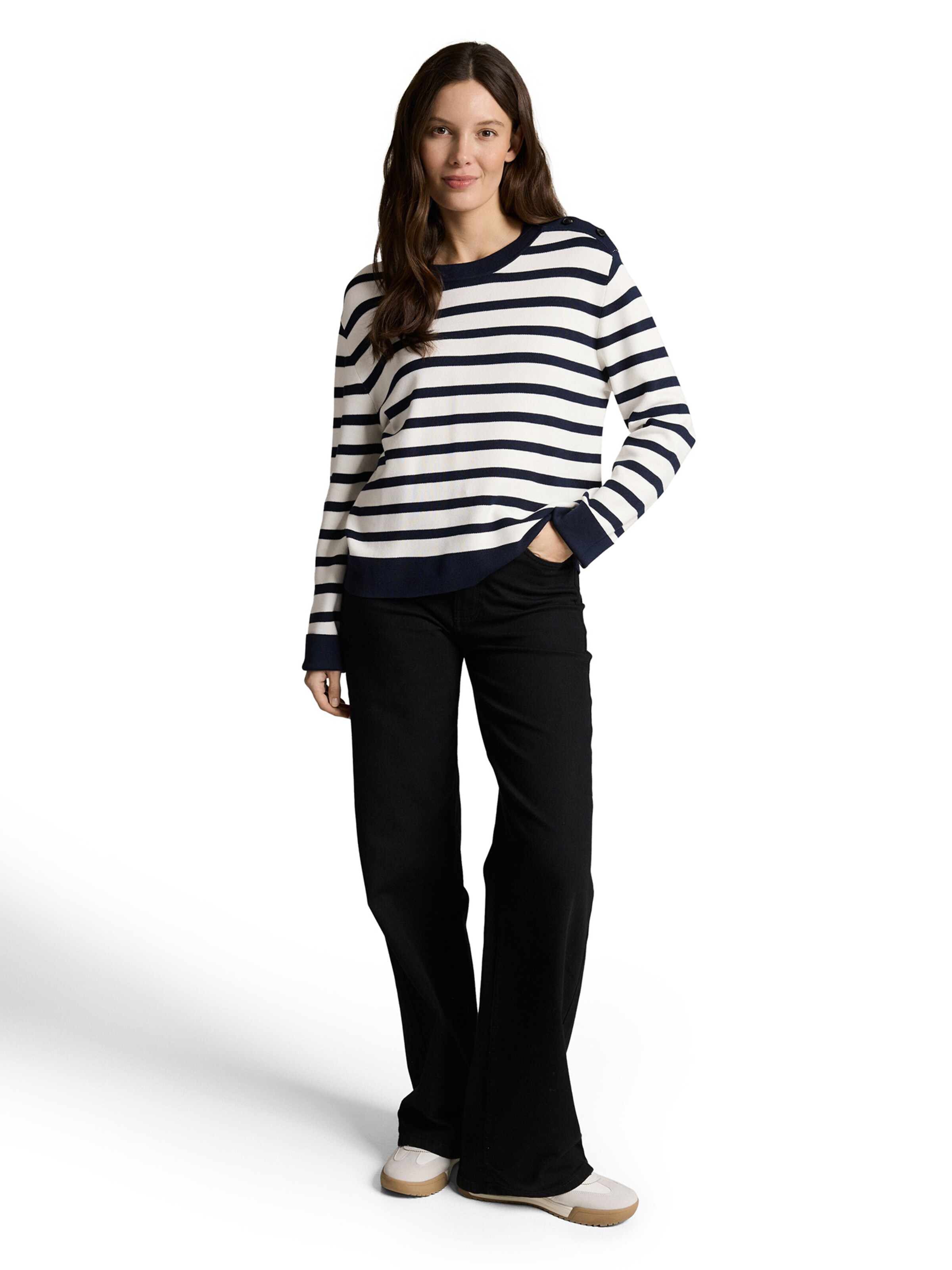 TOM TAILOR Sveter - Biela