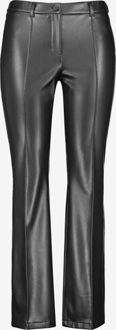 SAMOON Bootcut Kalhoty – černá: přední strana
