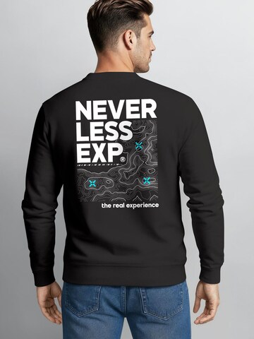 Neverless Sweatshirt 'Expedition' in Black